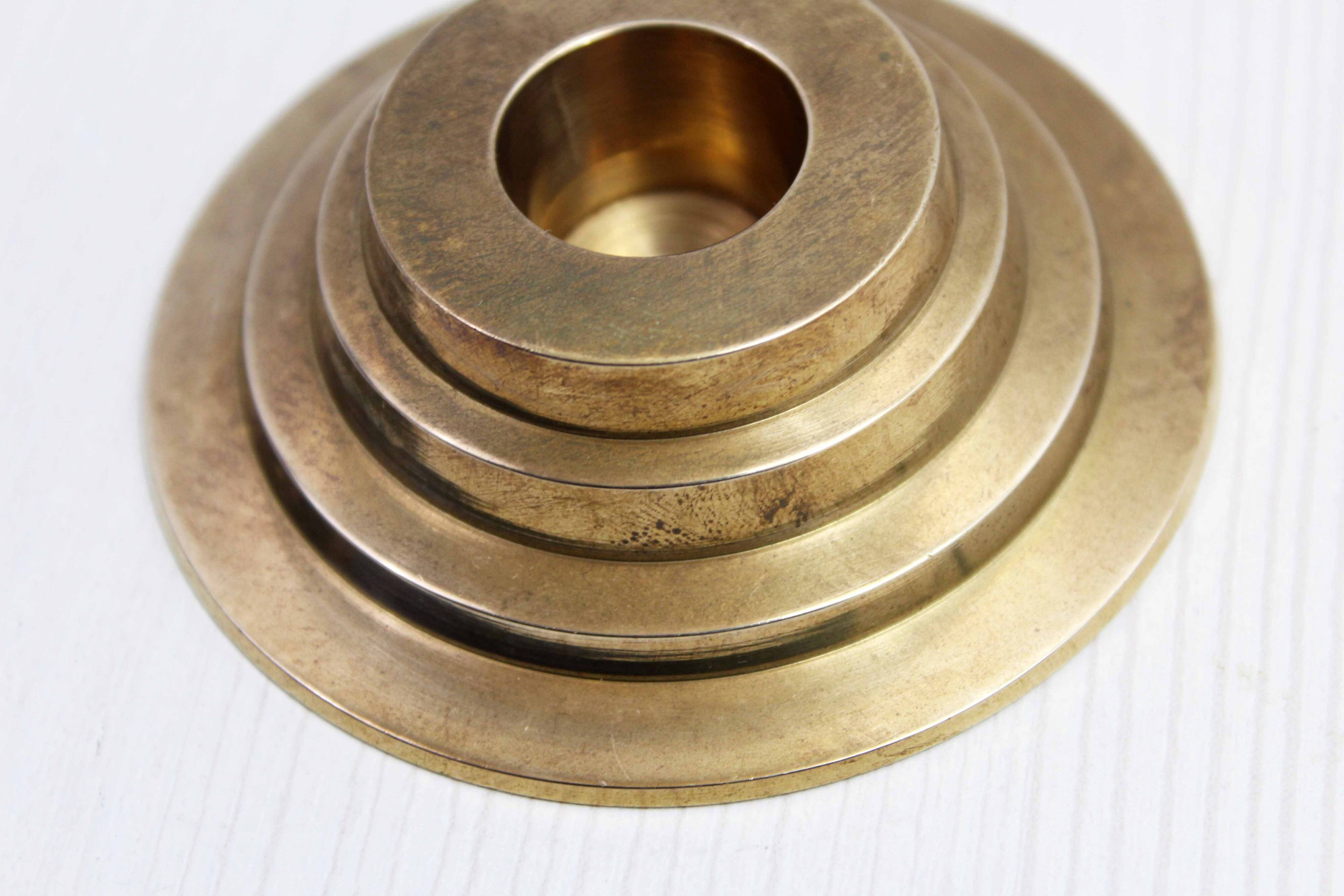 Vintage brass candle holder