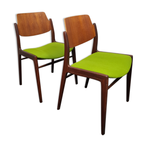 Deux chaises à manger - teck