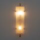 Pair of Art Dèco Style Italian Murano Glass and Brass Sconces