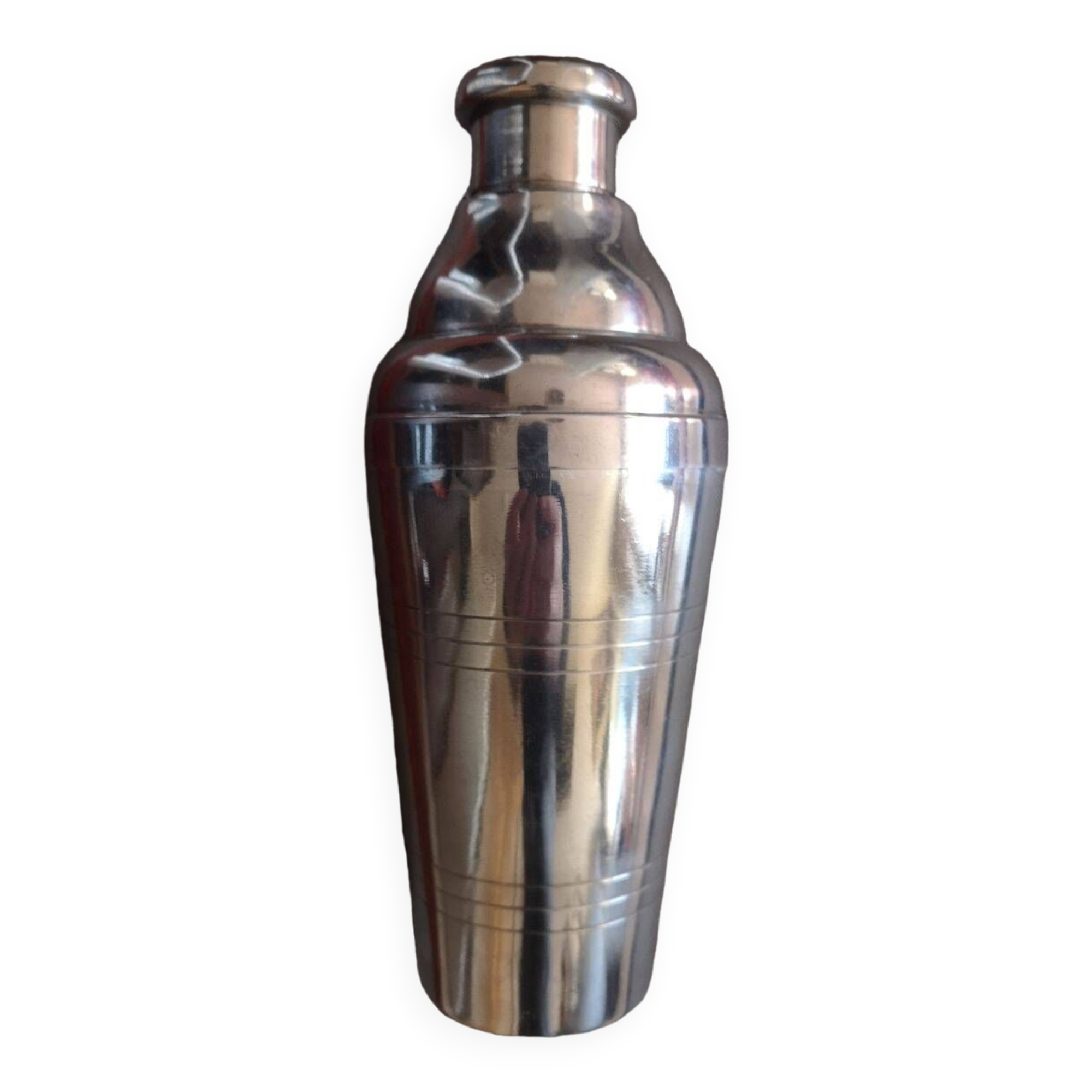 Art Deco silver metal shaker - Oscar Wiskemann - 1930s