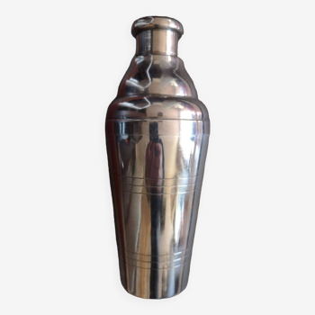 Art Deco silver metal shaker - Oscar Wiskemann - 1930s