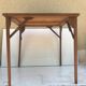 Ancienne table a jeu pliante marque rb et plateau feutrine verte vintage