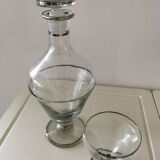 Carafe and its crystal glass.