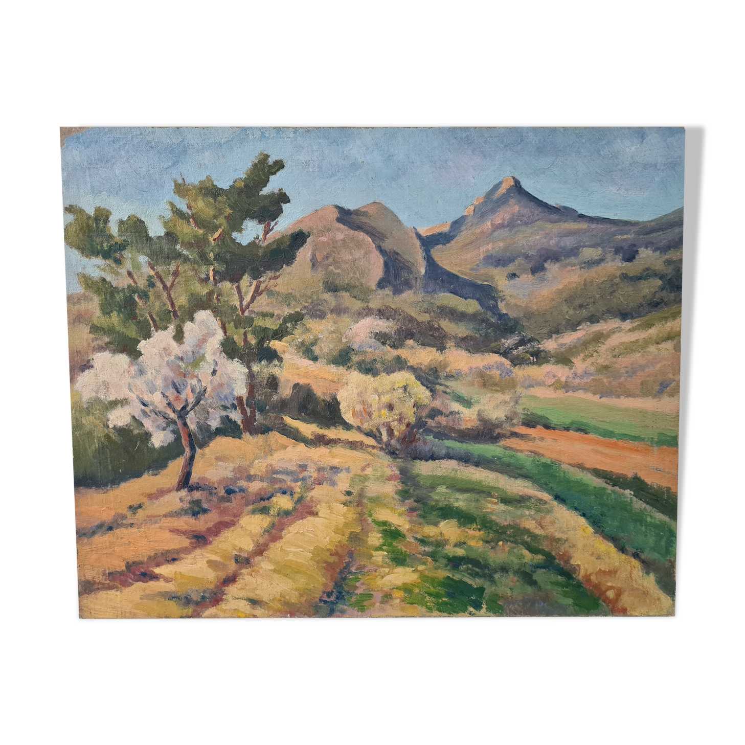 Le Garlaban - Oil on panel - 1951