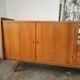 Large vintage sideboard 1950 compass feet