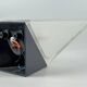 60s 70s Peill & Putzler Cube wall lamp Wall Sconce Ice Glass Space Age