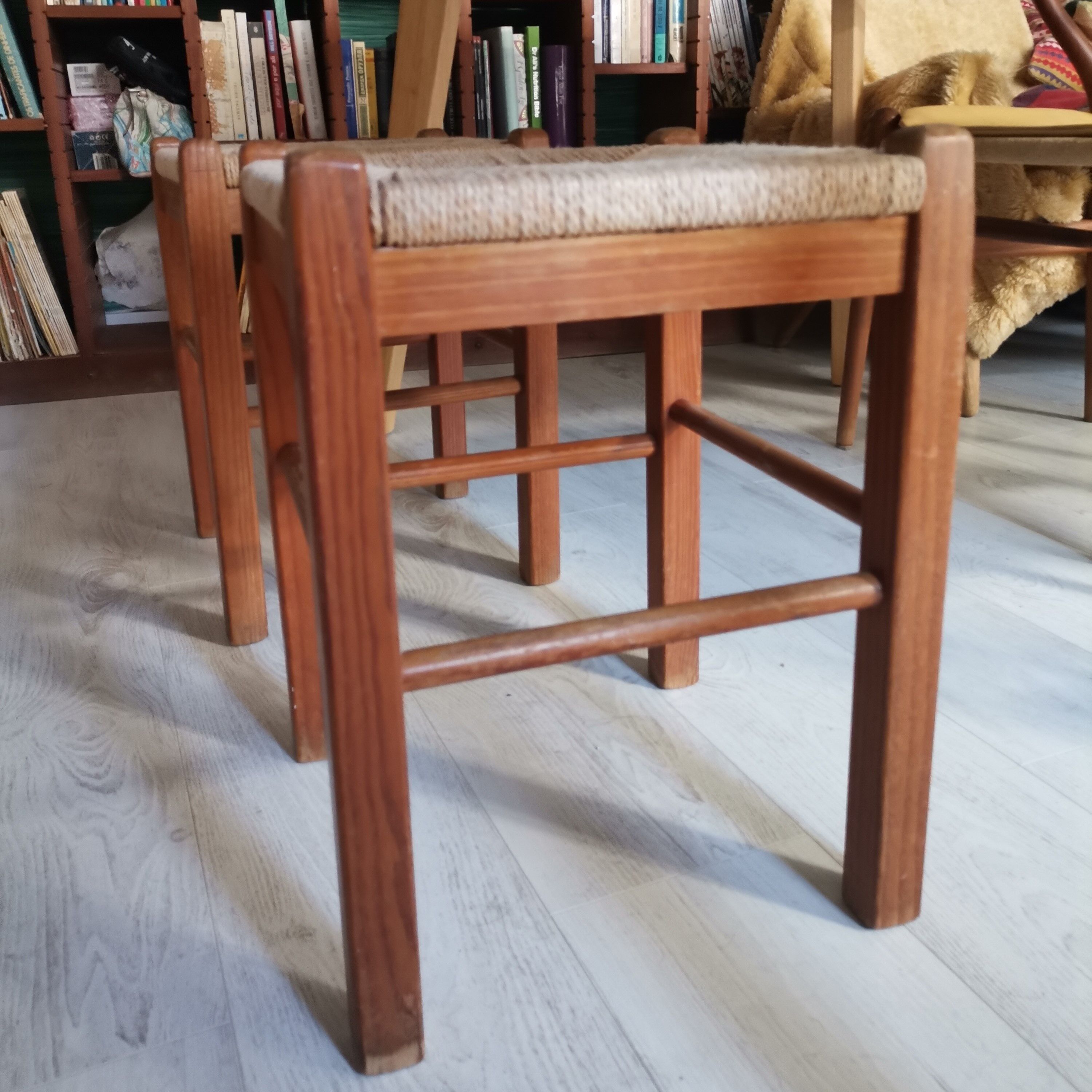 Portuguese wooden stools