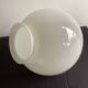 Abat-jour globe verre opaline - vintage