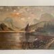 19th century French school, signed oil painting, framed seascape