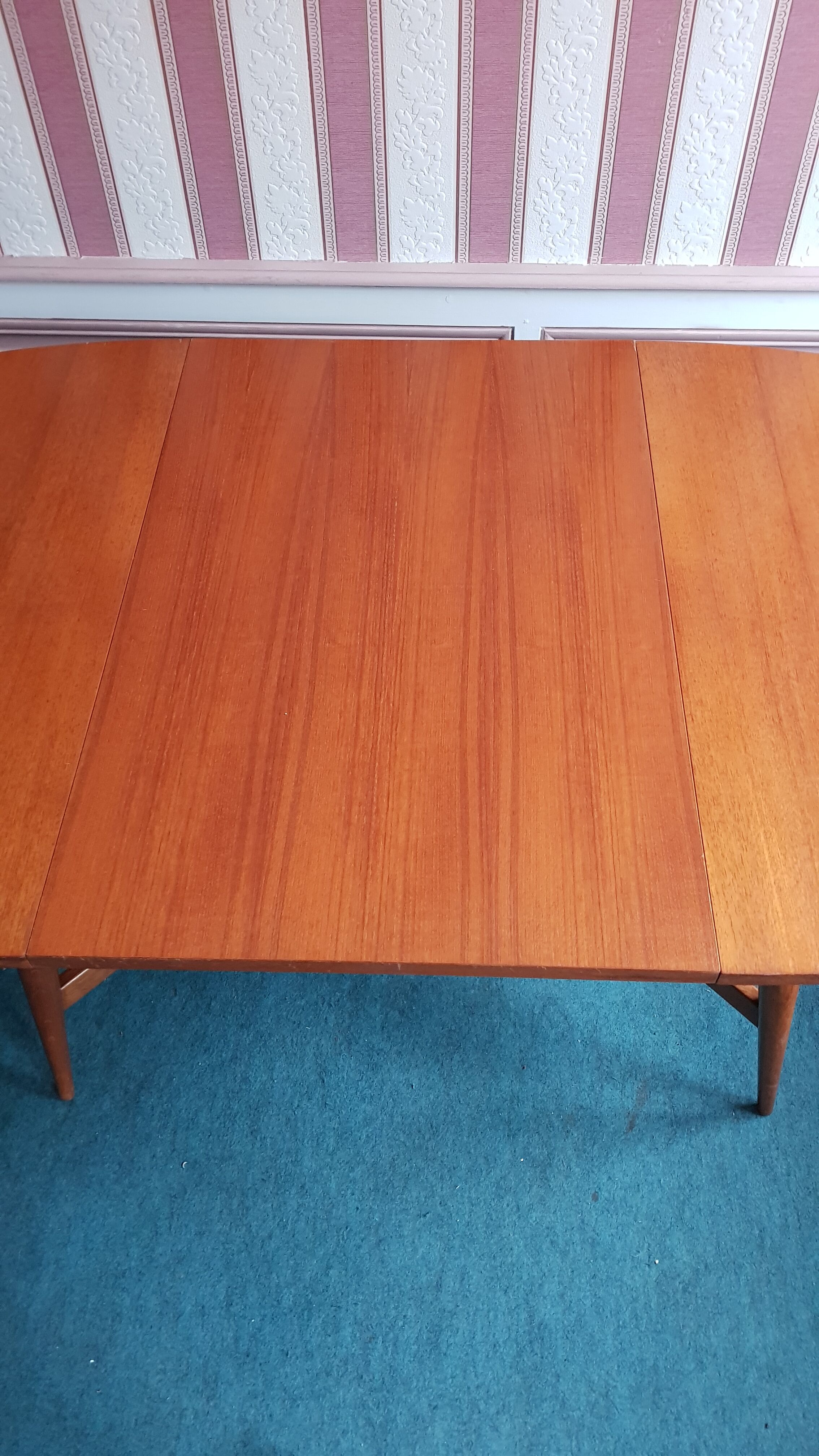Table low vintage Scandinavian modular transformable liftable SMØRREBRØD