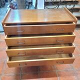 Vintage oak chest of drawers from the 60s