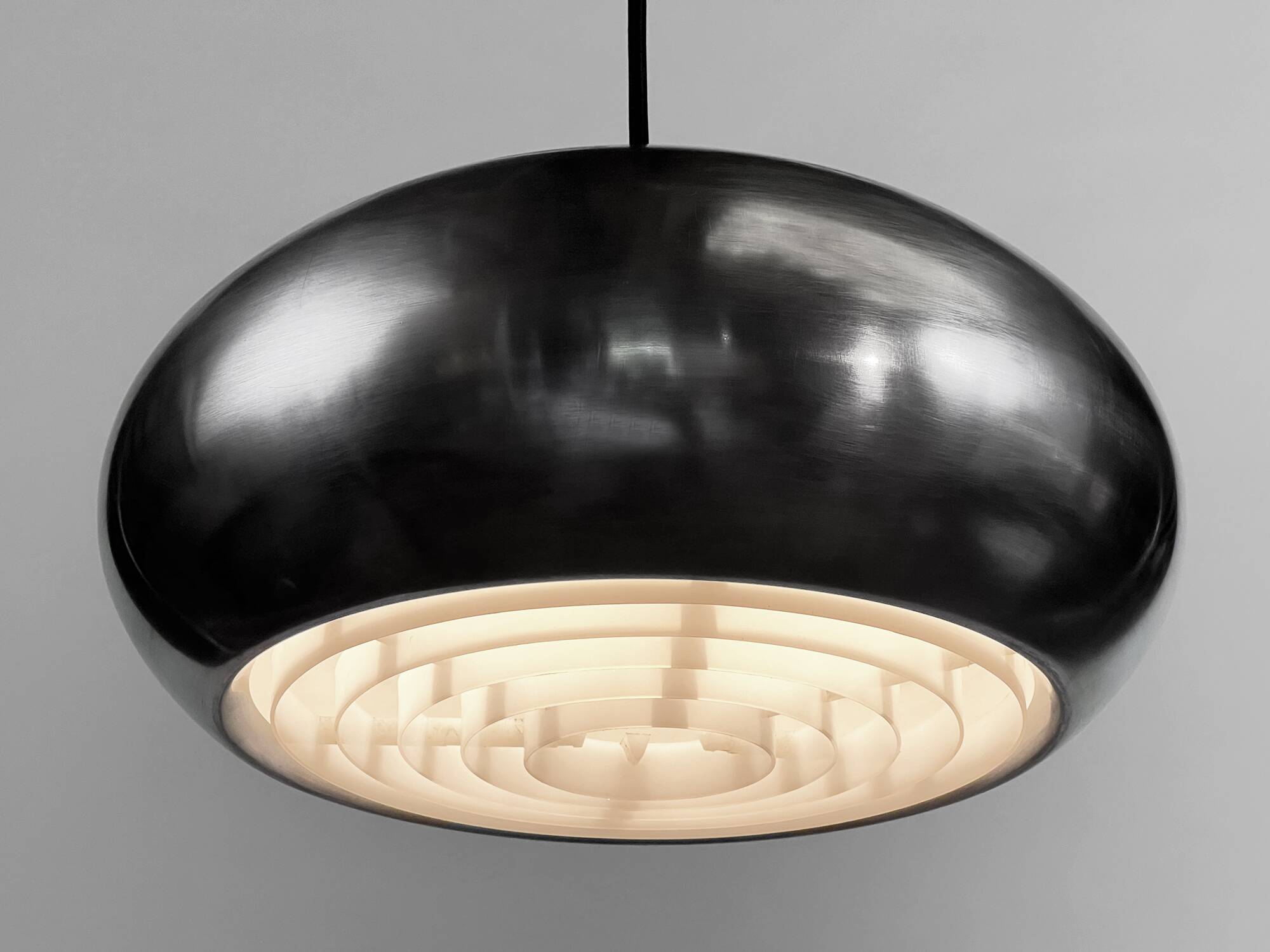 “Medio” pendant light by Jo Hammerborg for Fog & Mørup. Denmark 1960s