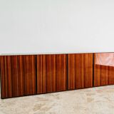 Credenza In Palissandro Monumentale Zebrawood Lacquered Mid-Century De
