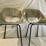 Vintage tulip chairs by Pierre Guariche