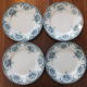 4 Assiettes plates en Terre de Fer Sté Amandinoise Pompadour