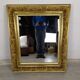 Miroir avec cadre doré