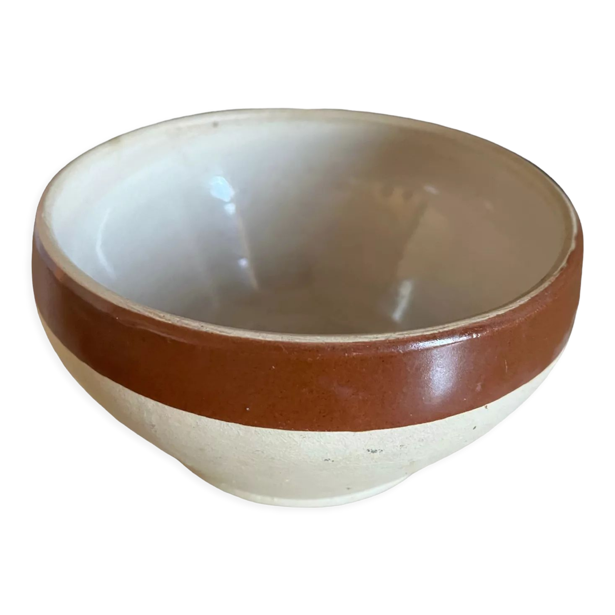 Vintage digoin stoneware salad bowl dish