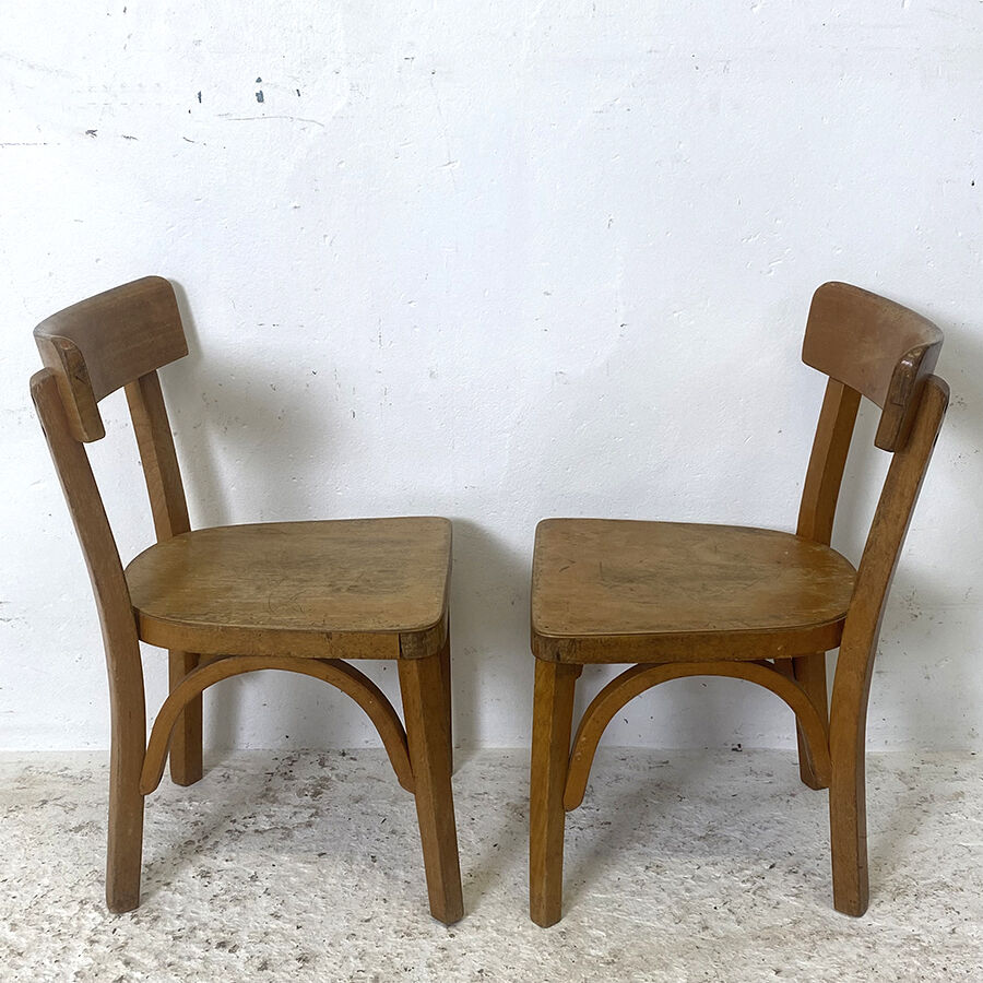 Paire de chaises d'enfant baumann 50's