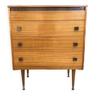 Commode à tiroirs Mid-Century, 1960s