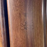 Italian vintage dining table with burl wood from Borghi