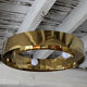 Suspension ronde en laiton