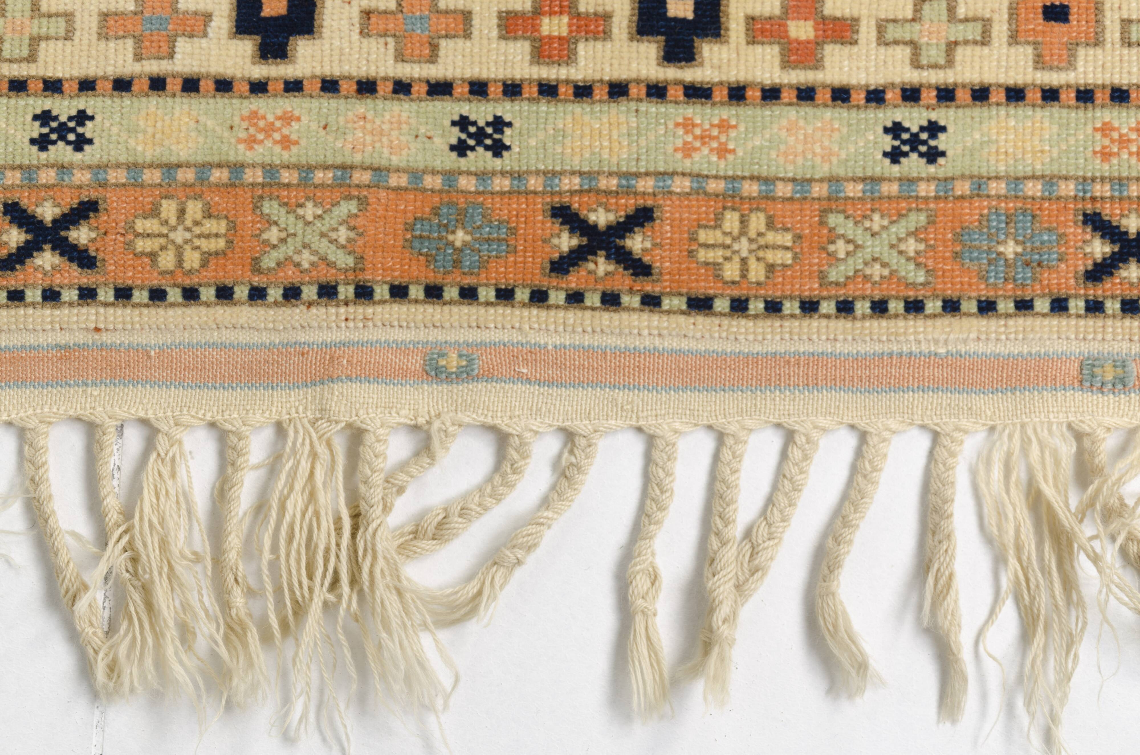 Tapis vintage noué à la main pour la maison