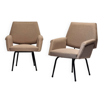 Pair of French Armchairs - Modernist - Ca 1950