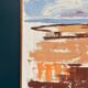 Original Swedish oil on canvas - "Coastal Landscape" attributed to Lars Börjesson - Signed - vintage and framed