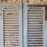 Pair of old wooden shutters