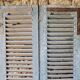 Paire de volets anciens persiennes bois