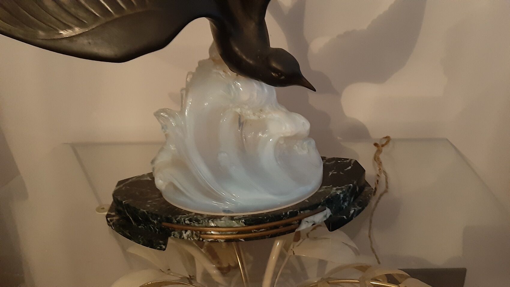 Art Deco night light lamp