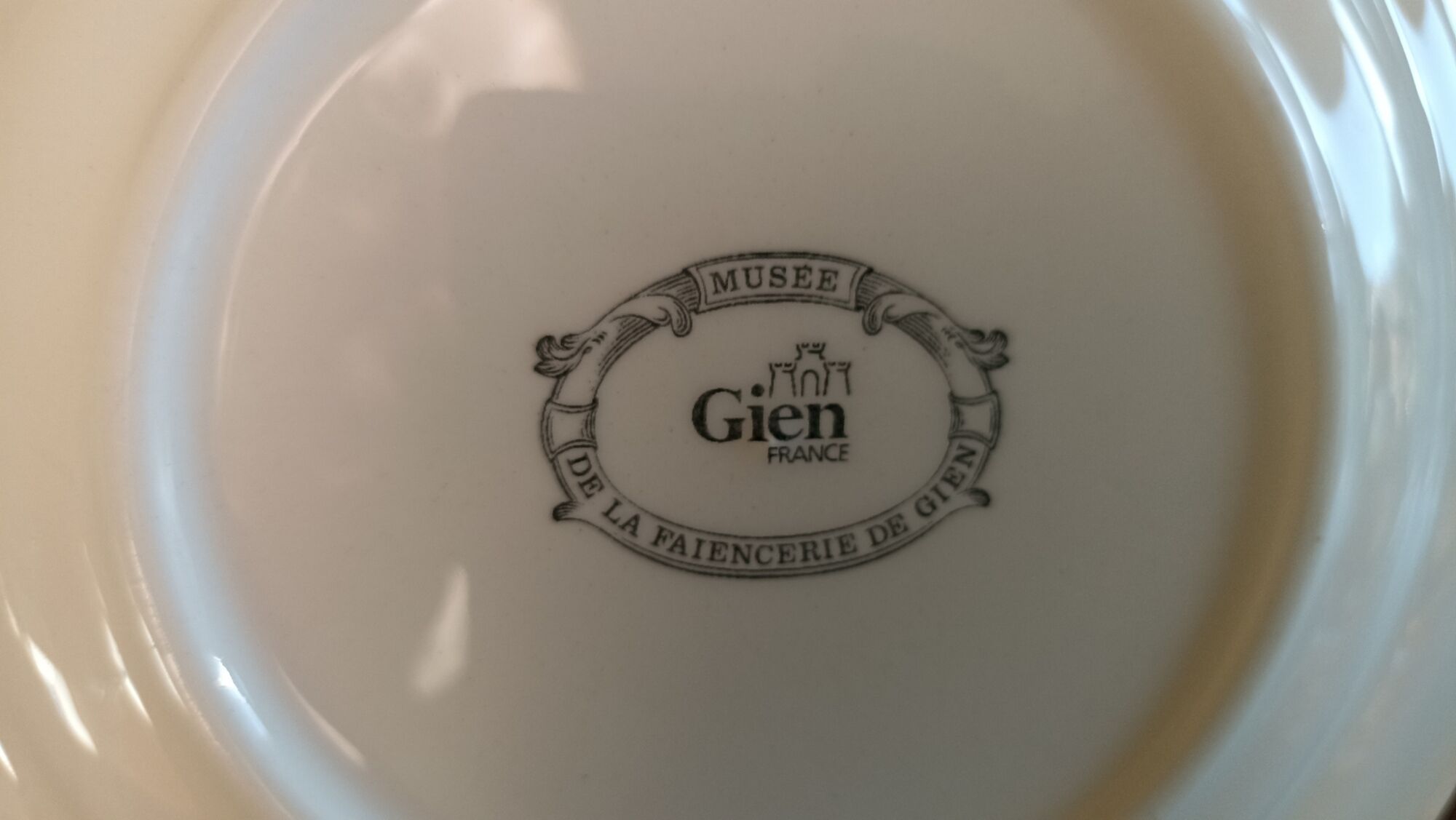 Plate n°4 - Gien - Fables of La Fontaine