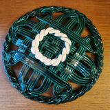 Vintage green braided slip cup