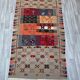 Unique and medium berber kilim, red rug, moroccan kilim, decoration rug