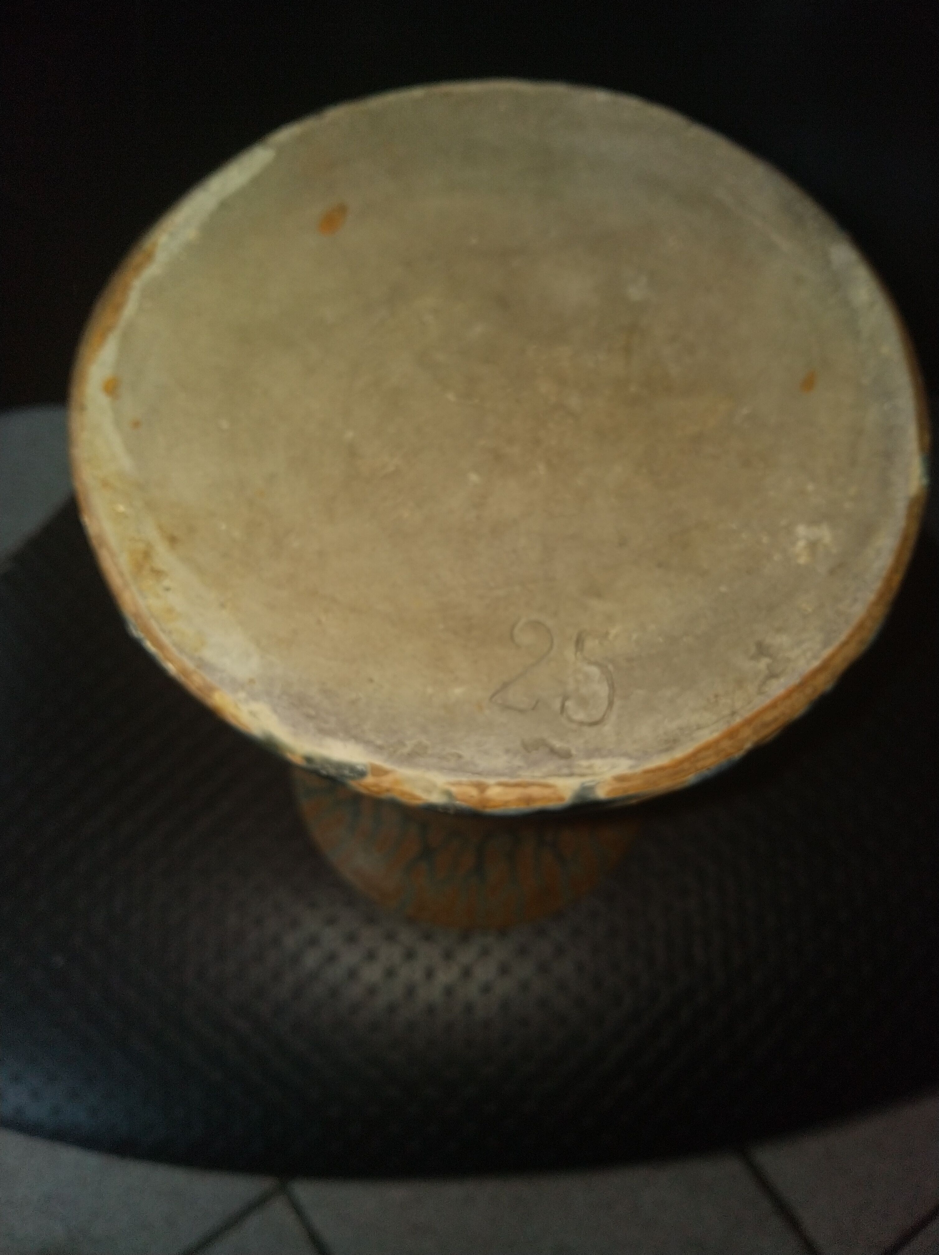 High-fire glazed stoneware vase, 1930/50