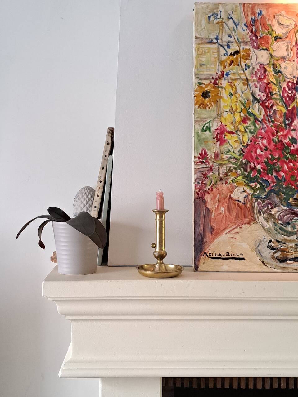 Bouquet of Flowers Painting by Azéma Billa