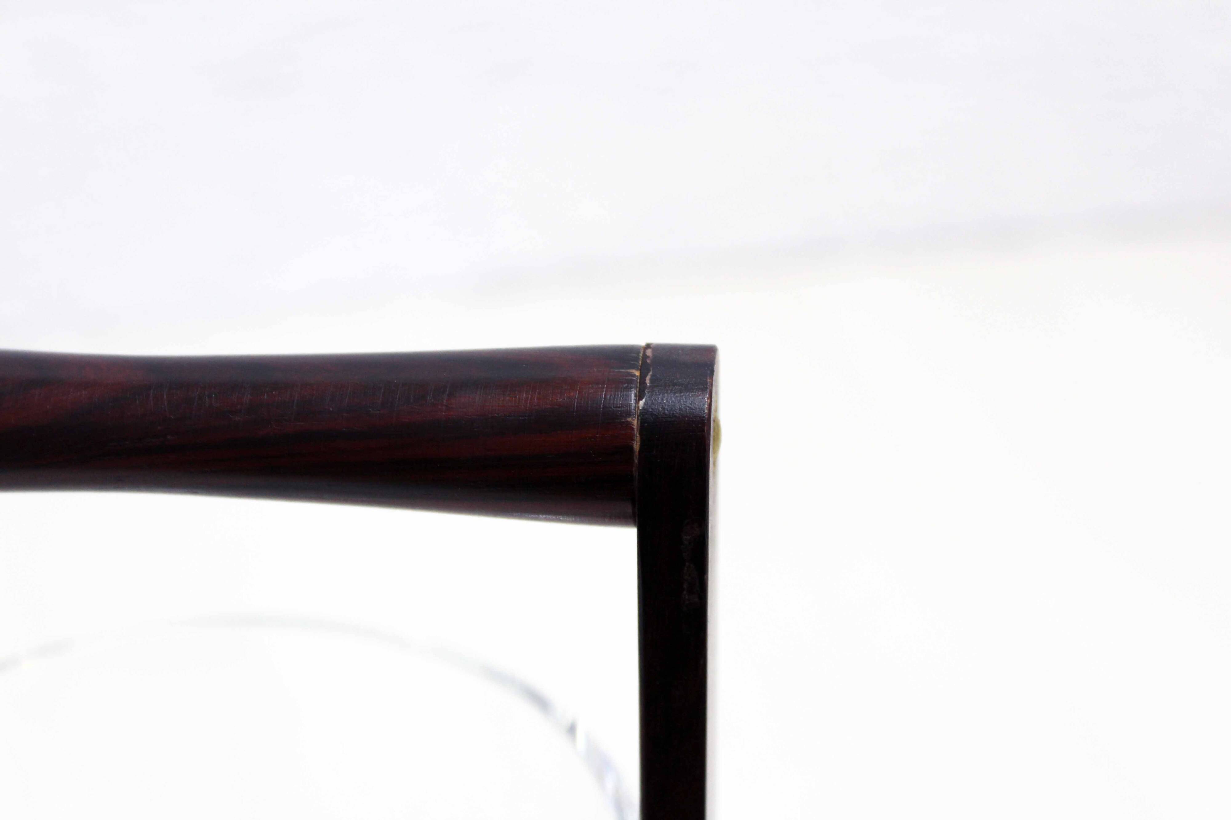 Crystal and wood ice bucket 1970