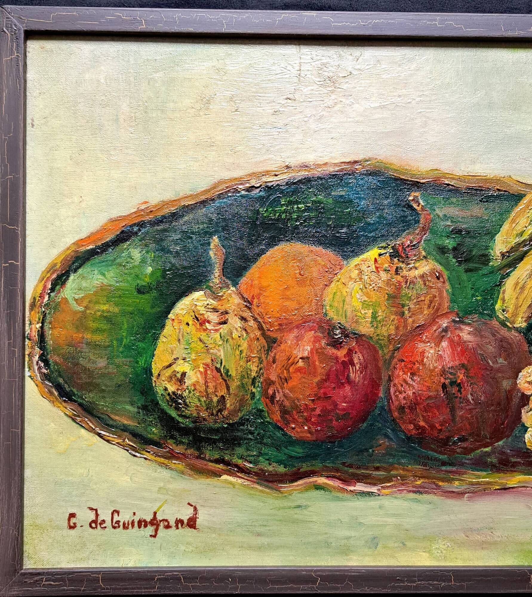 Realistic painting, oil on canvas signed - Still life and its symbols