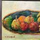 Realistic painting, oil on canvas signed - Still life and its symbols
