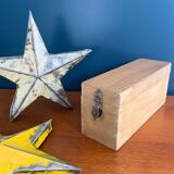 Old wooden library card box