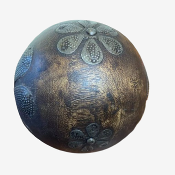 Old decorative wooden ball