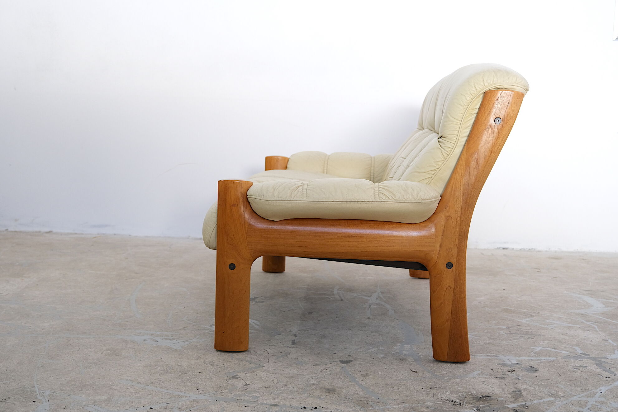 Leather Living Room Set model Montana by Ekornes, 1970's