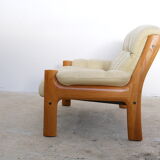 Leather Living Room Set model Montana by Ekornes, 1970's