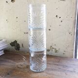 3 old chiseled glasses