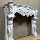 From the Torrione: Important chimney surround – Atlantes and female figures.