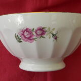 Lot of large old bowls.  Flower decoration.