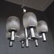 Luster chrome metal and blown glass 1970