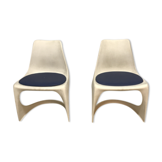 Two chairs by Sten Ostergaard for Cado 1970
