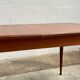 Table scandinave en teck avec rallonge