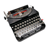 Remington Model 5T black typewriter usa revised new ribbon